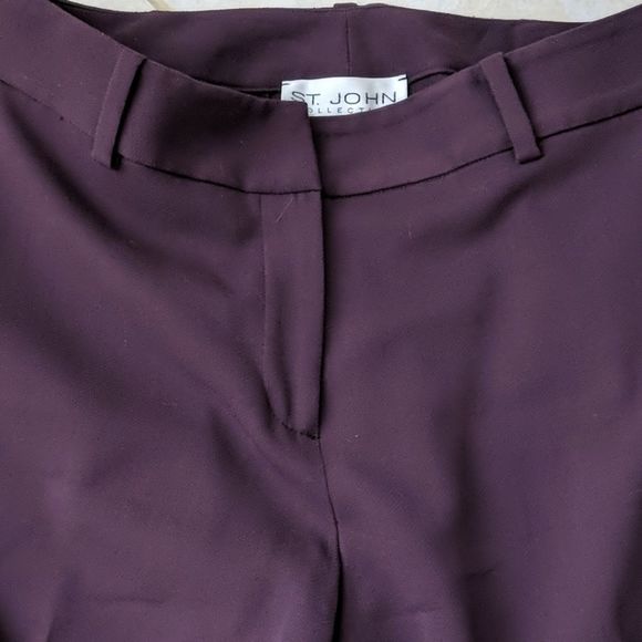 St John - dark maroon pant - Picture 2 of 7
